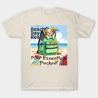 graduation / graduation day / Graduation 2024 / class of 2024 / birthday gift / School's out / Father's day /  Beach Day Ready: Pup Essentials Packed! gifts for grads T-Shirt